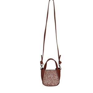 Madewell Tan Animal Print Crossbody Bag